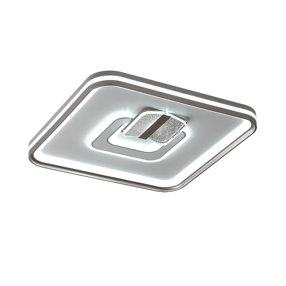 7786/85L PIKO LED SN 607 Светильник металл/белый/бронза LED 85Вт 3000-6500K 490х490 IP20 пульт ДУ GEMINI