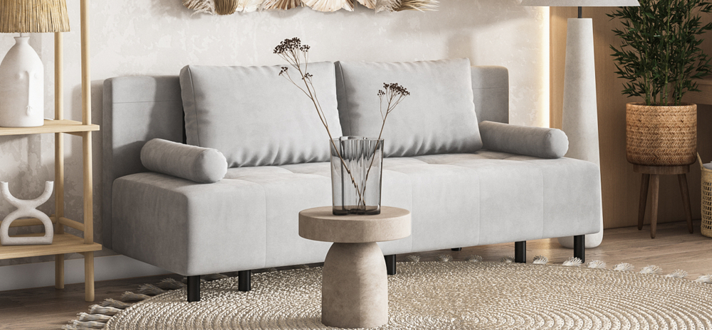 Диван Бостон Мини monolit сталь