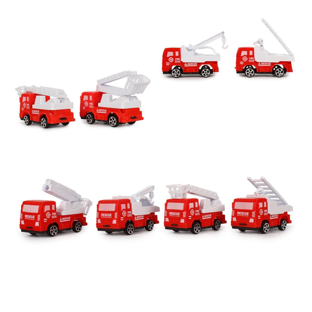 Набор машин 4шт, пакет 3A-006