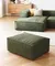 Пуф для ног Blok зеленый вельветовый 90 x 70 cm