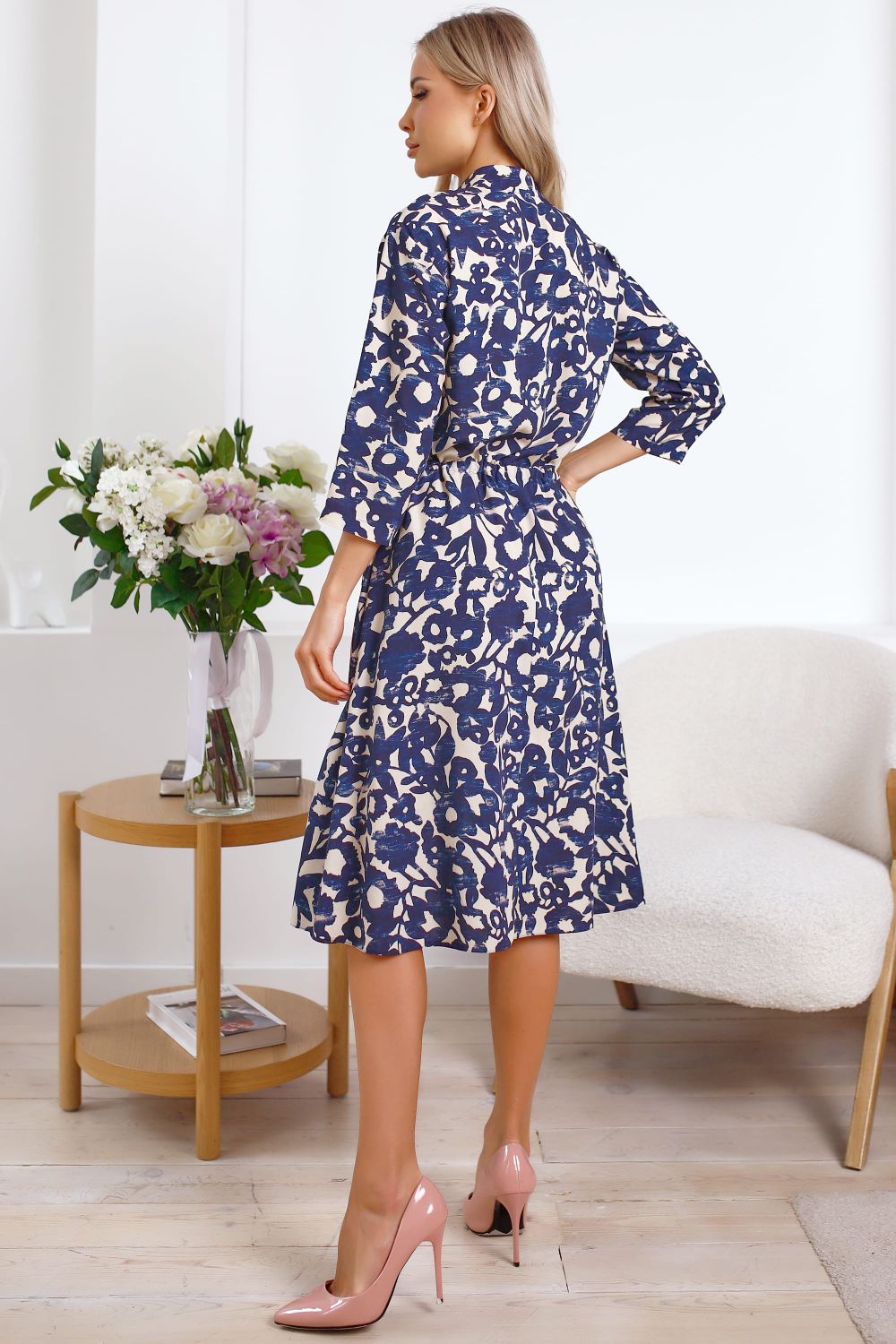 Платье Одиссея (сине-белый) П15881-45М LT Collection