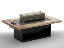 Дровяной гриль-стол Elbrus Grill Монблан PRO 2160 (столешница 2800x1400 мм)