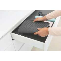 Brabantia Коврик силиконовый, сушилка для посуды 44х32см, серый