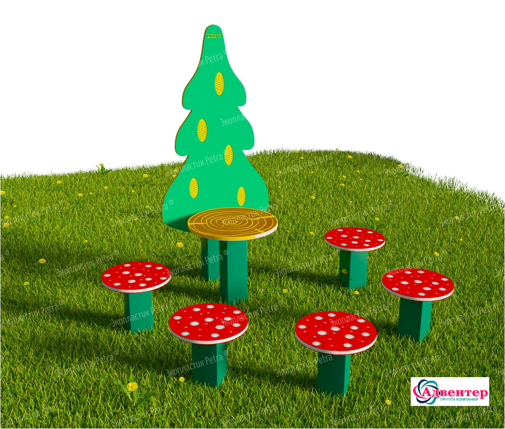 Уличный комплекс для групповых занятий и игр