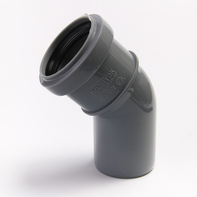 ПП Отвод канализационный серый 50х45