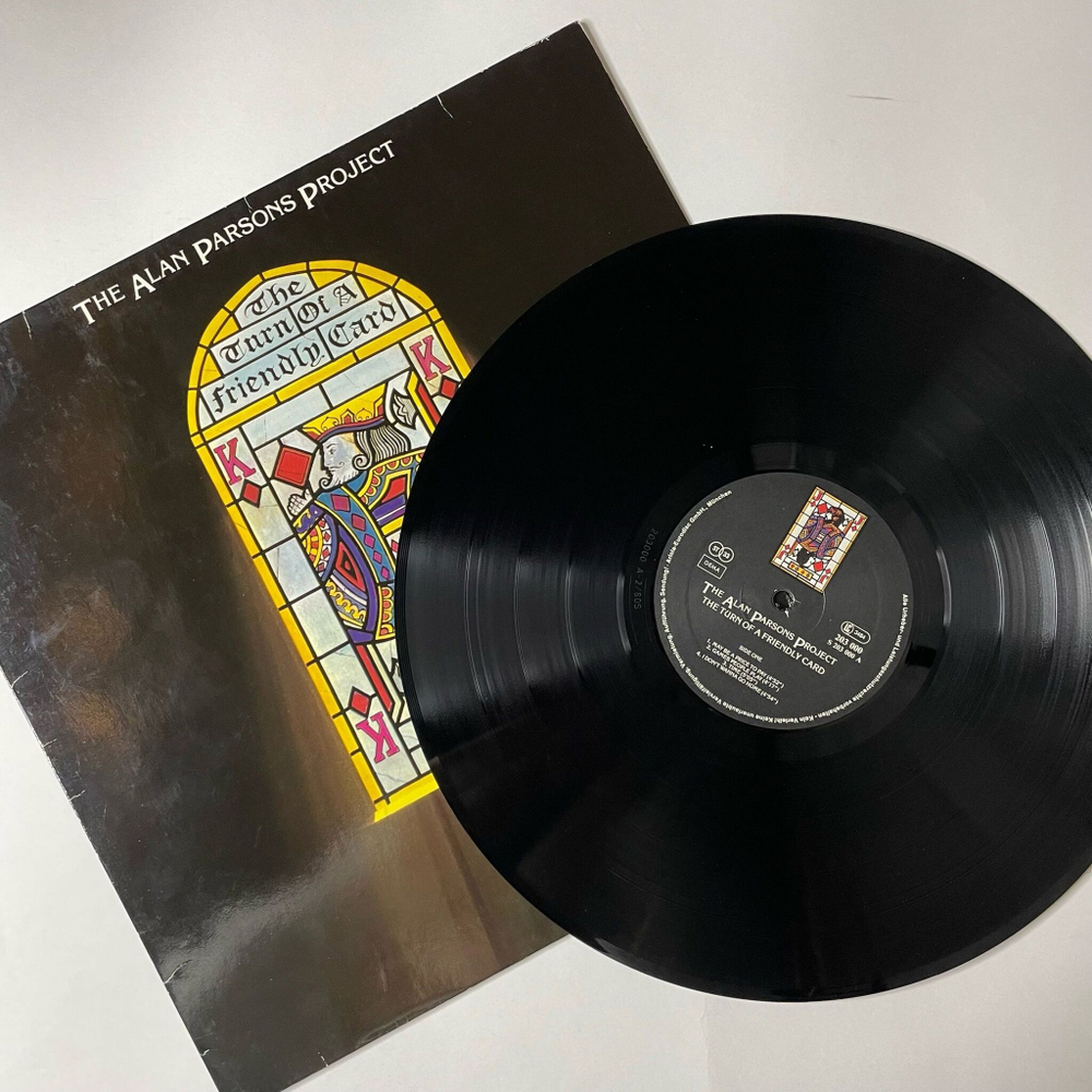 Винтажная виниловая пластинка LP The Alan Parsons Project The Turn Of A Friendly Card (Germany 1981) The Gold Bug