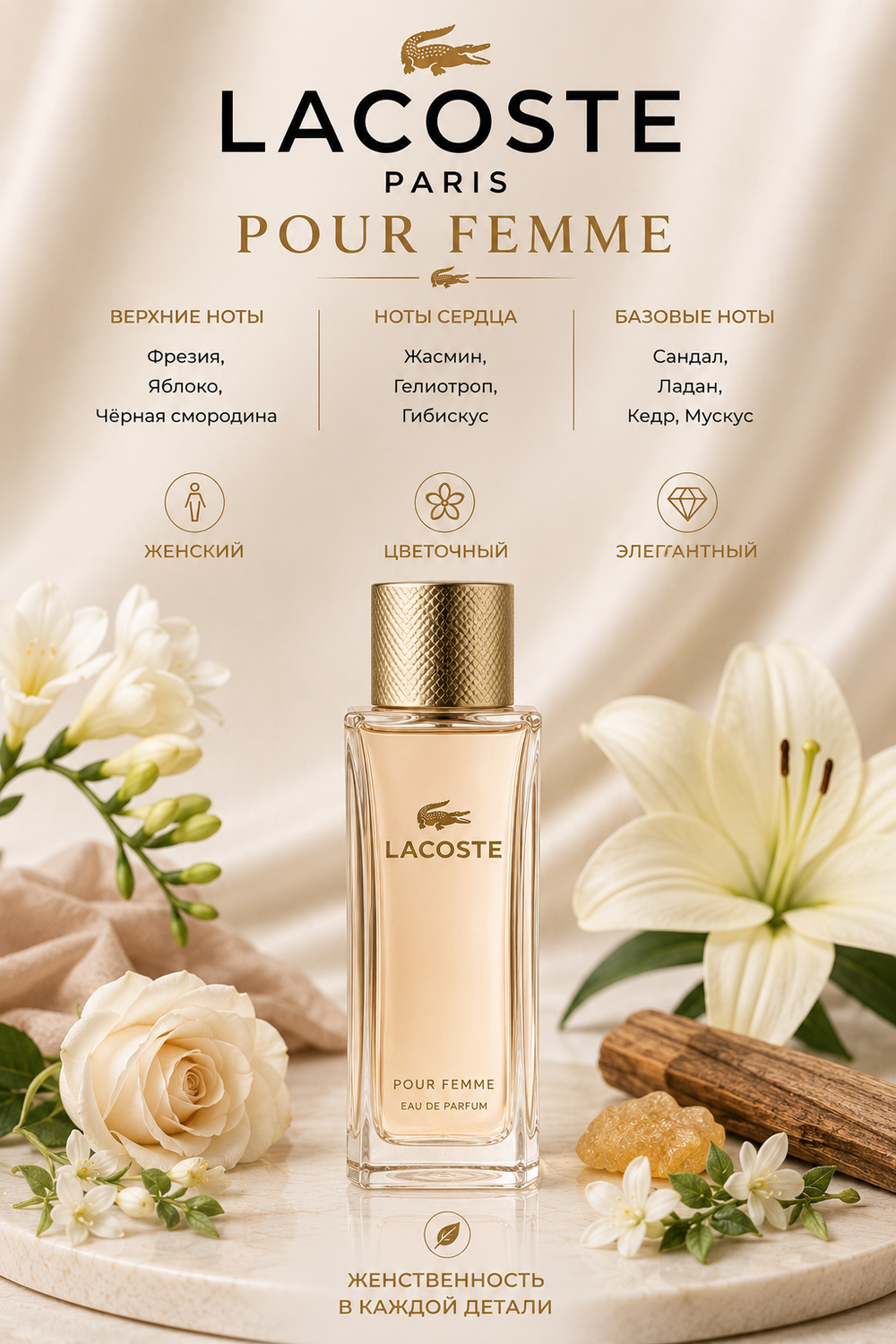 Lacoste Pour Femme