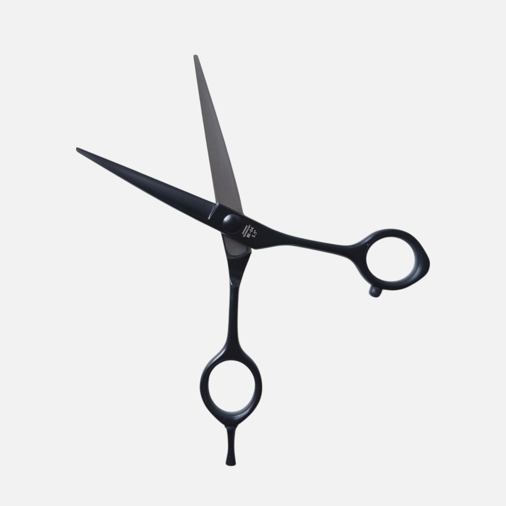 Прямые парикмахерские ножницы 5.5" Black Edition Melon
