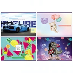 Альбом для рисования А4 8л. "Mix.Универсальный" эконом, в ассорт. (BG)