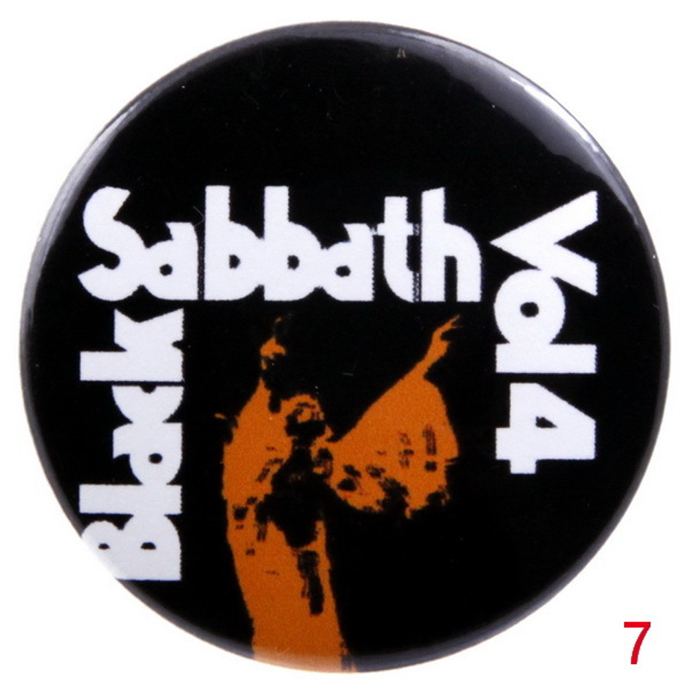 Значок Black Sabbath ( в ассортименте )