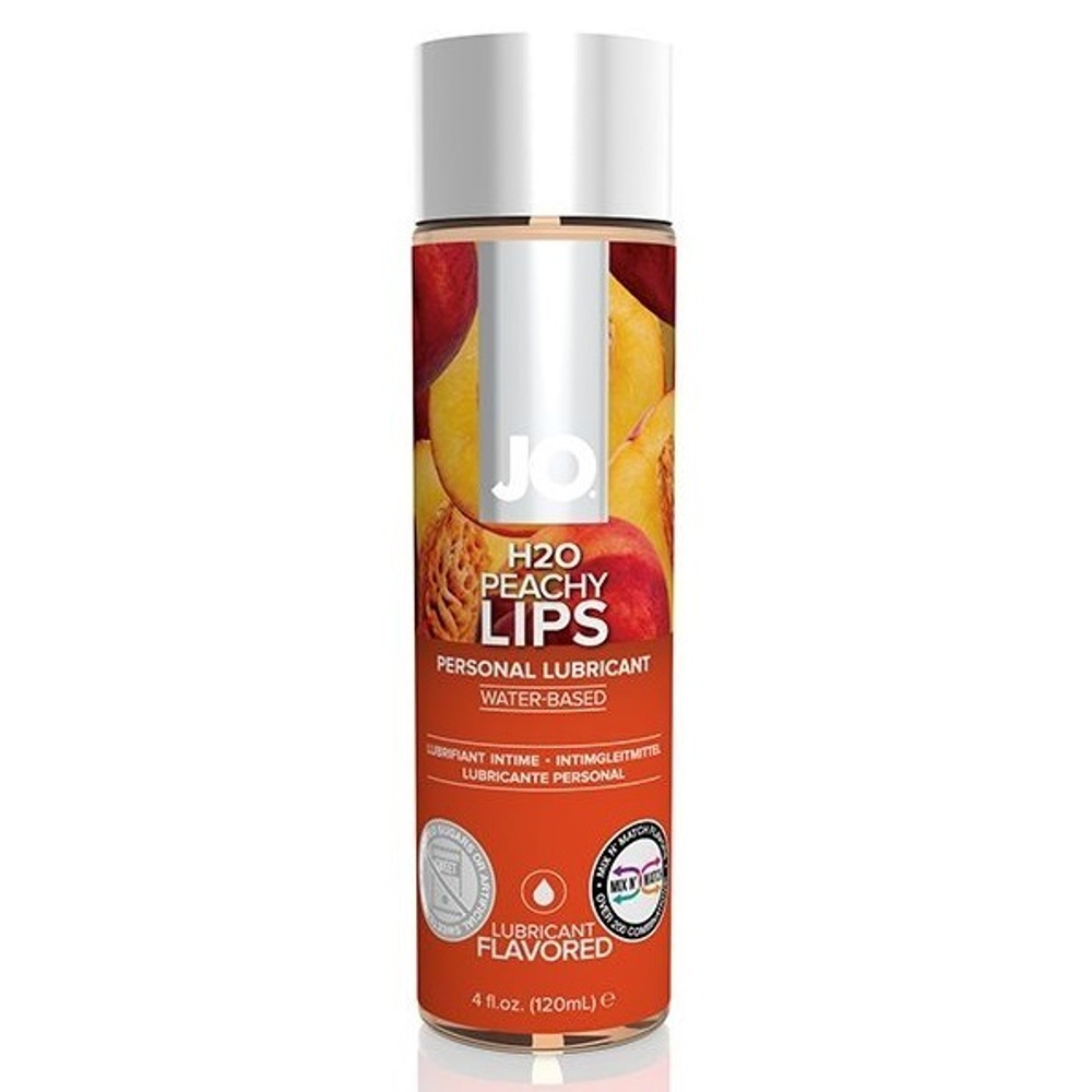 Лубрикант с ароматом персика System JO Flavored Peachy Lips 120мл
