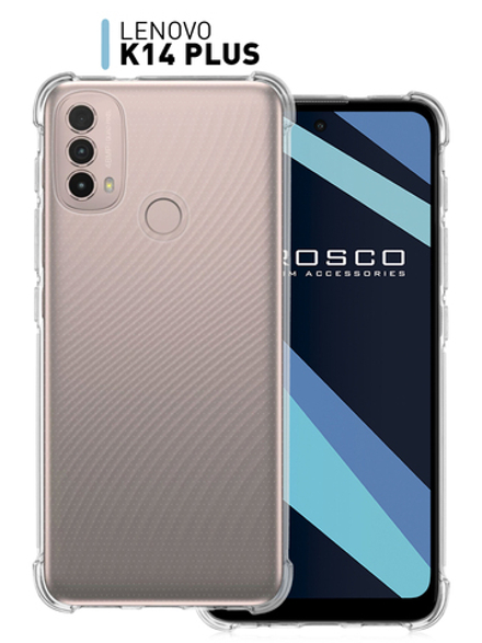 Чехол ROSCO для Lenovo K14 Plus оптом (арт. LN-K14PLUS-HARD-TPU-TRANSPARENT)