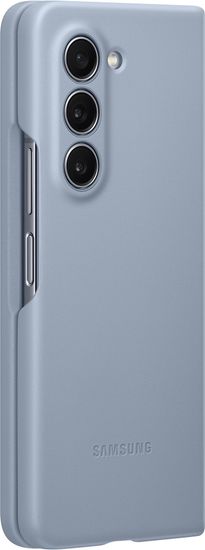 Чехол Samsung Eco-Leather Case Z Fold5 голубой