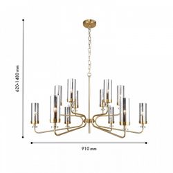 Подвесная люстра F-promo Shandar 4620-12P