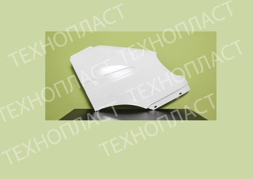 Крыло /Г-3302/ перед. прав. (белый) пластик н/о (Технопласт)