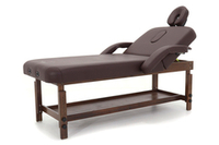 Массажный стол стационарный Med-Mos FIX-1A (SW2.31.10) мягкий, Коричневый