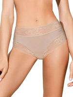 Трусики-слип со средней линией талии Soft lace (Размер: XL) (Цвет: белый)