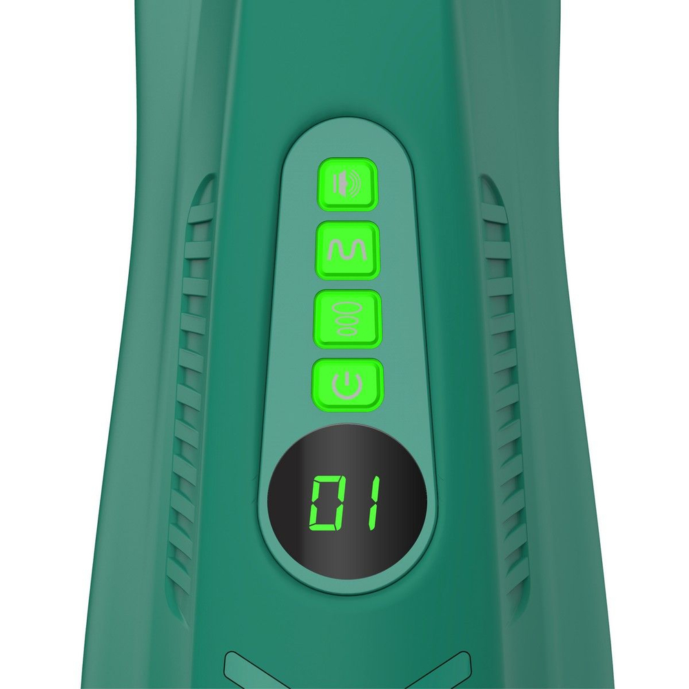 Интерактивный мастурбатор Ayla с вакуумом, вибрацией и голосом (Цвет: зеленый)