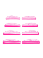 FreiAVIVER Набор глянцевых ОКРУГЛЫХ  валиков для ламинирования Curl, 4 пары, розовый