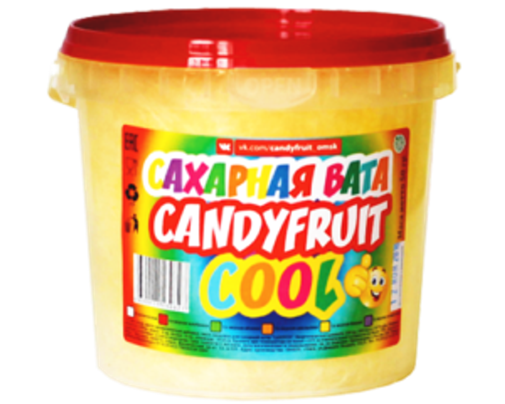 Сахарная Вата Ассорти "CANDYFRUIT COOL"50гр (6шт)