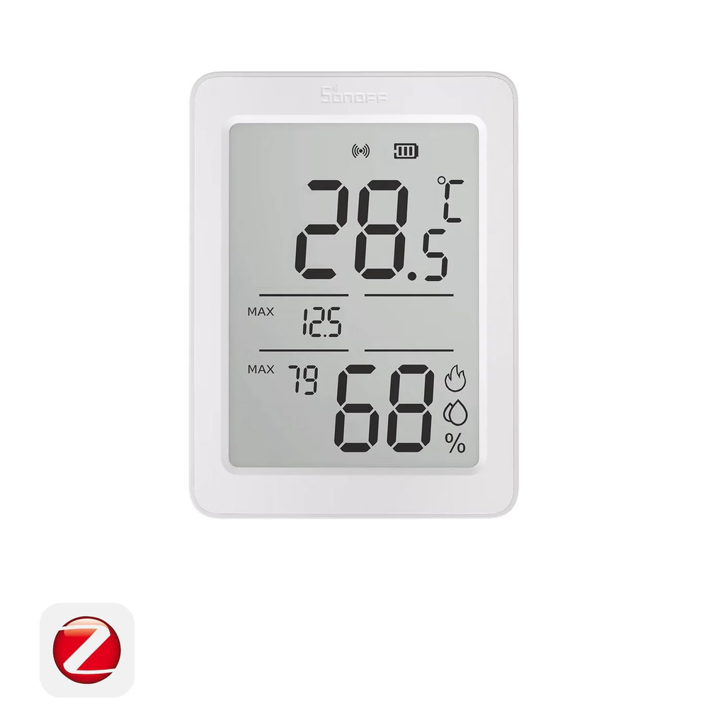 Zigbee Датчик температуры и влажности SONOFF AirGuard TH 3.6 LCD SNZB-02DR2