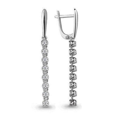 941881 Серьги из Золота с бриллиантами