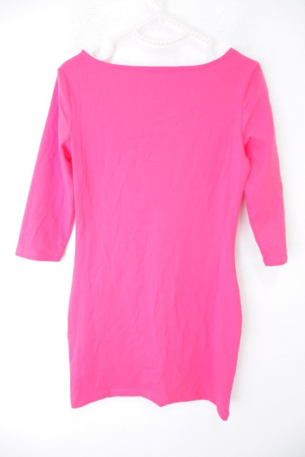 Платье Oodji ярко-розовое 44 размер