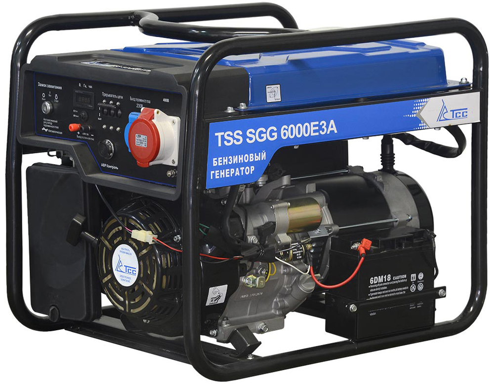 Бензиновый генератор ТСС SGG 6000 E3A — Фото №1 