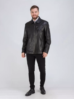 Куртка кожаная демисезонная Турция