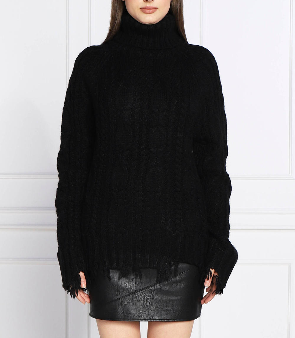 гольф Silvian Heach - черный(CVA22097LU)