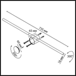 Настенный светодиодный светильник Odeon Light TEO 7103/14WL