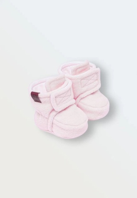 Пинетки из флиса "Cute" (светлый персик)