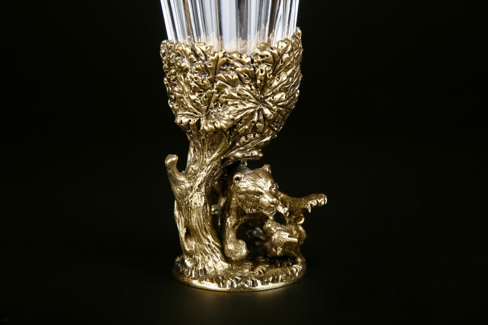 Набор лафитников "Русский Лес" 6 шт. в подарочном футляре