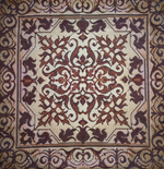 Декоративный гобеленовый чехол Орнамент 47х47