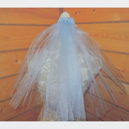 Мини фата коралловая SvetikFantasy "Для девичника" №5613.135