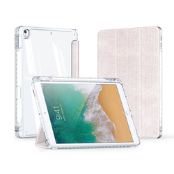Чехол книжка розового цвета от Dux Ducis для iPad 7, 8, 9, (10.2), iPad Air 3, iPad Pro 10.5 (2017), серия Unid Series Case