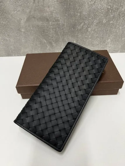 Бумажник Bottega Veneta черный
