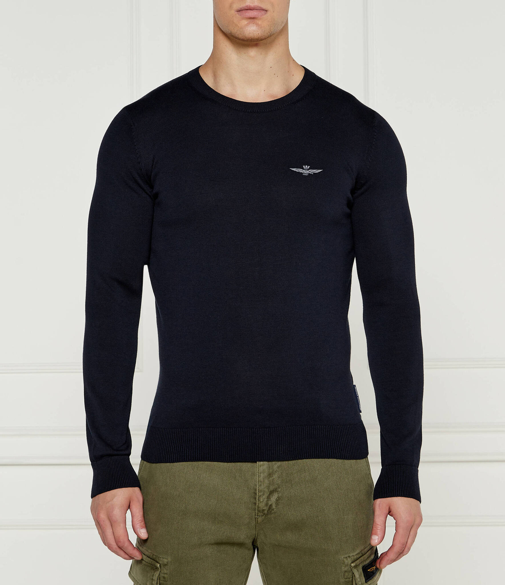 Свитер Aeronautica Militare - голубой(MA1502L506)