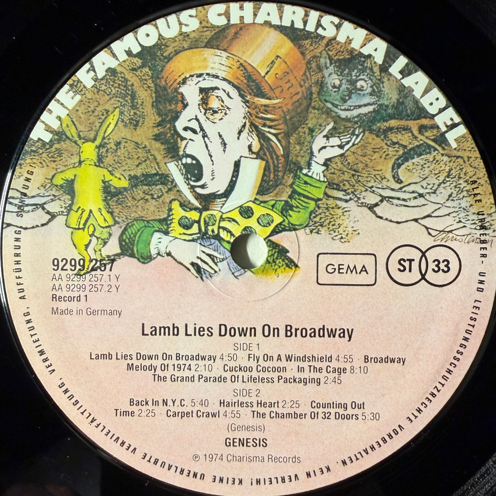 Genesis – The Lamb Lies Down On Broadway 2LP (Германия 1974г.)
