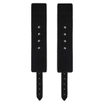 Черные оковы из искусственной кожи ToyFa Anonymo 310153