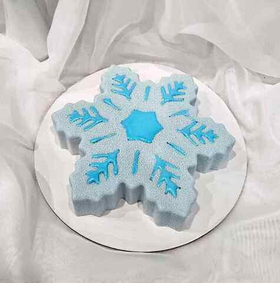 Форма для выпечки силиконовая «Снежинка», 22,5х3,5 см