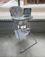 Стул для кормления "Сафари", от 6 мес до 3 лет. (Alis) (жирафики)