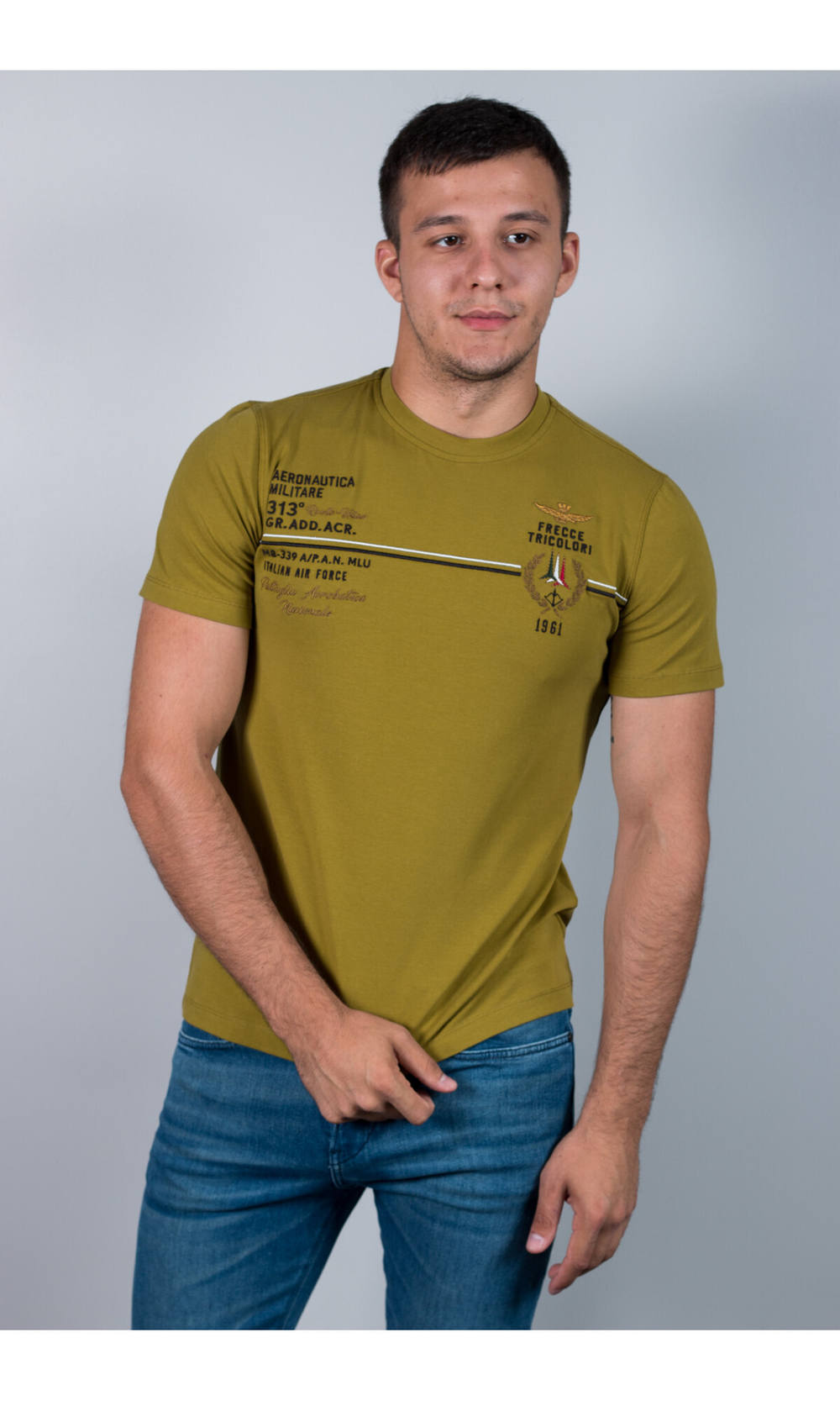 Футболка с логотипом AERONAUTICA MILITARE