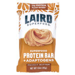 Laird Superfood, Протеиновый батончик + адаптогены, арахисовая паста, 10 батончиков по 45 г (1,6 унции)