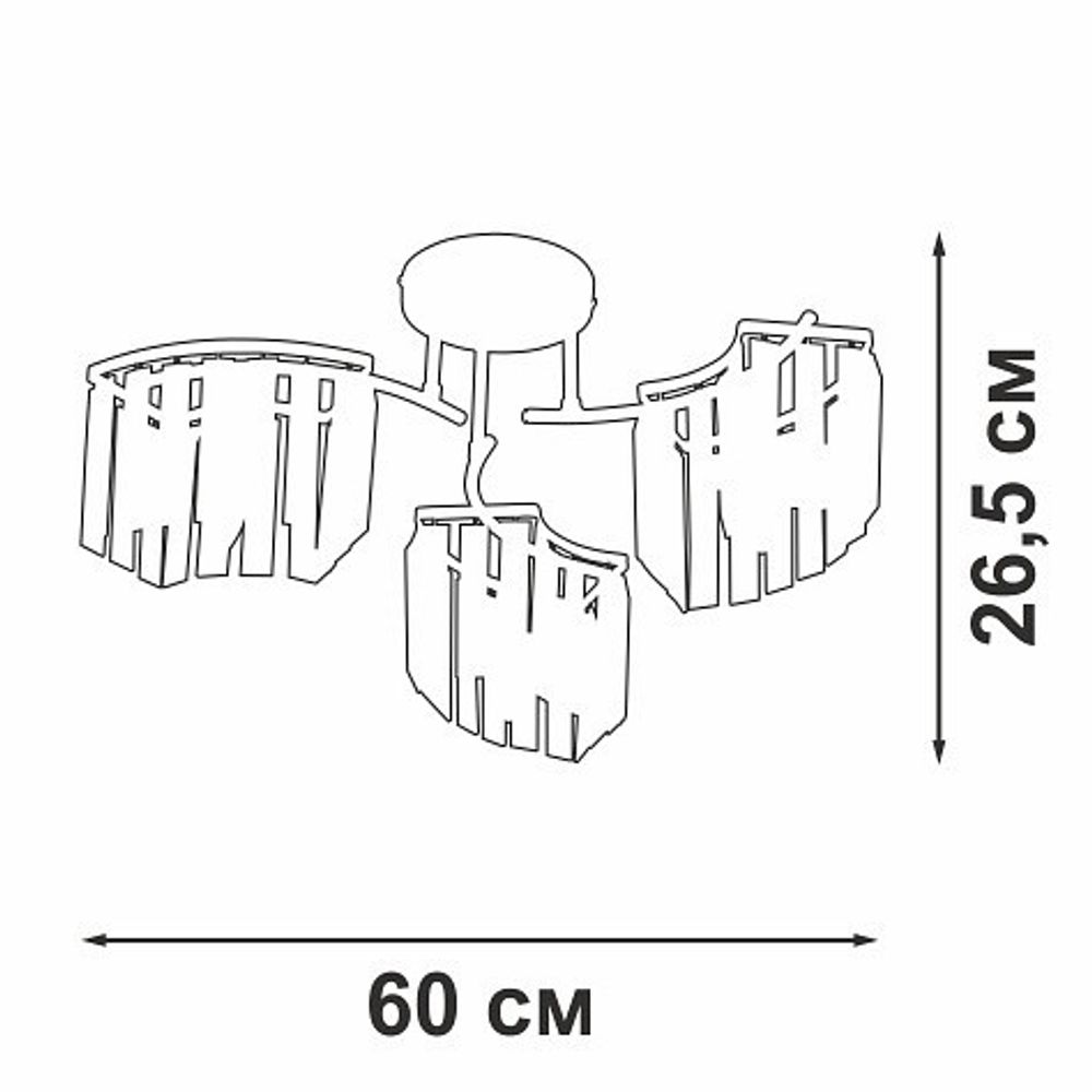 Потолочная люстра Vitaluce V5884 V5884-0/3PL