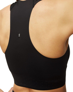 Женский топ теннисный ON The Roger Race Crop - black/shadow