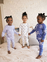 Пижама для девочки Next B92-236, 3 шт., Синий, Голубой, Белый