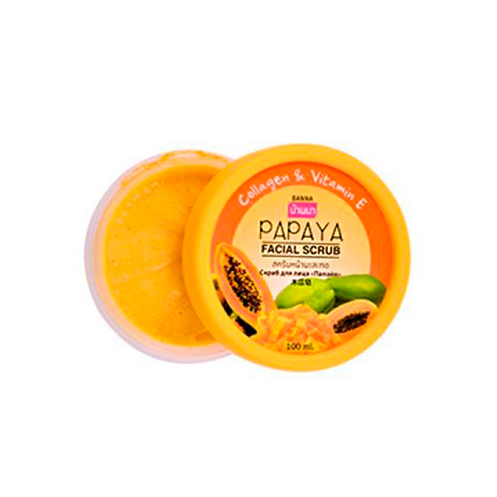 Скраб для лица Banna Papaya Папайя Facial Scrub 100 мл