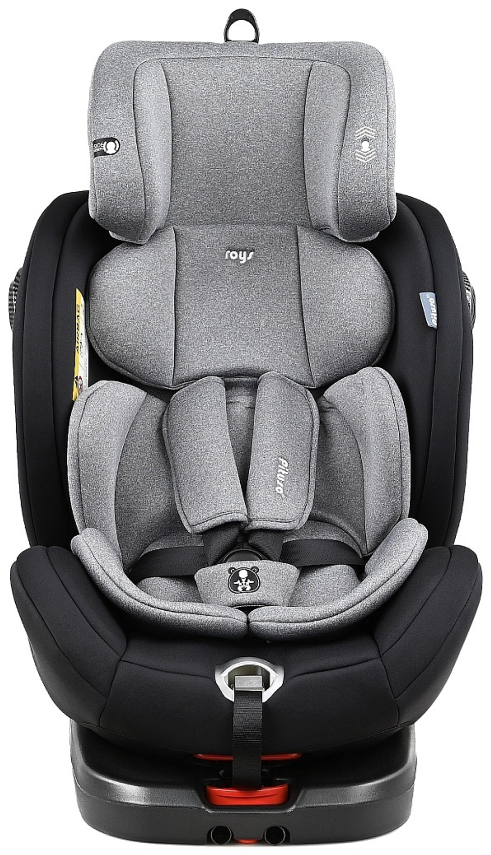 Pituso Удерживающее устройство для детей 0-36 кг Roys, Dark grey+black Inlay/Темно-серый+черн вклад