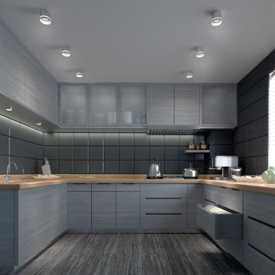 358493 OVER NT20 394 серебро Светильник накладной IP20 LED 4000K 12W 220V ARUM